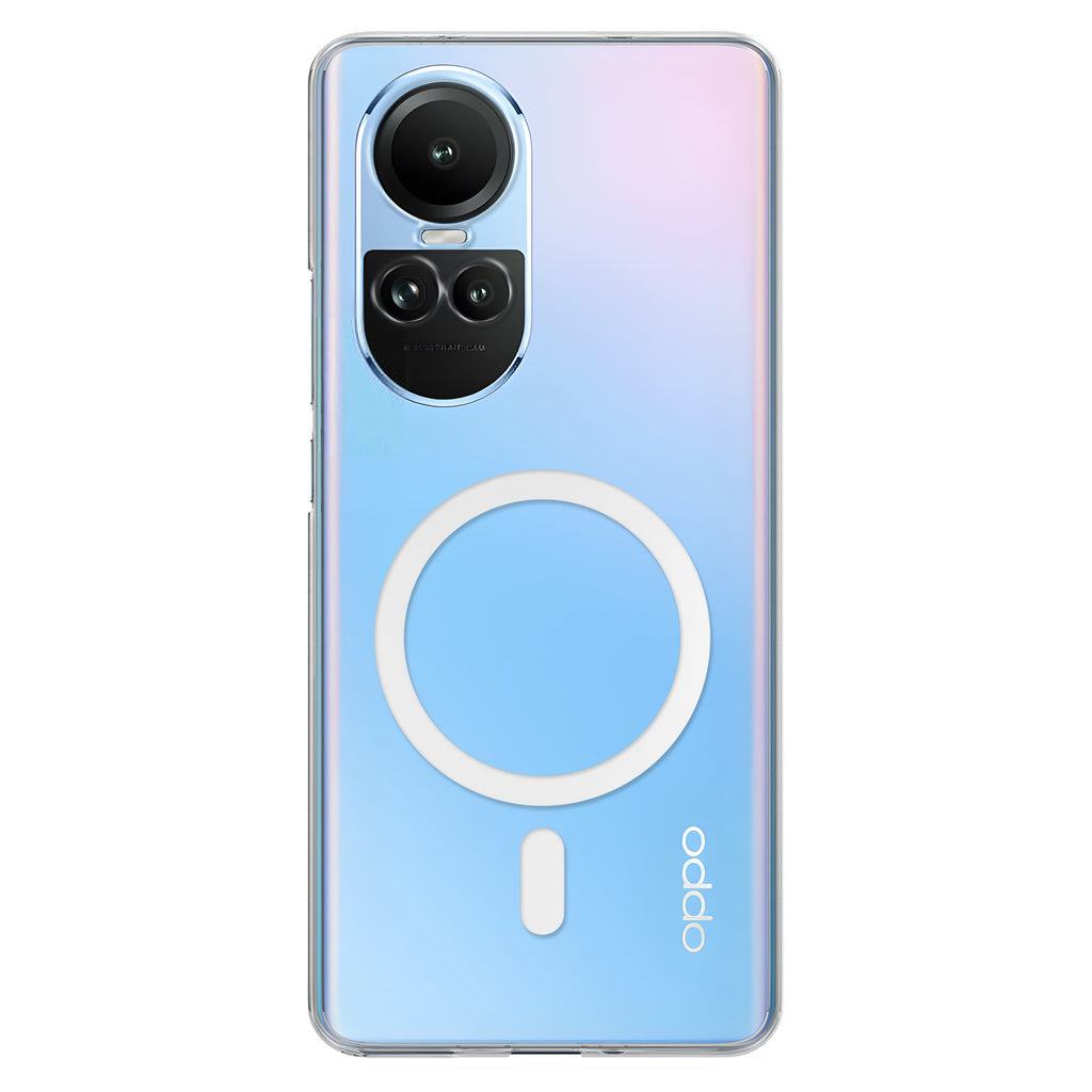 Anti-Yellow Magsafe Clear Case Oppo Reno Series
