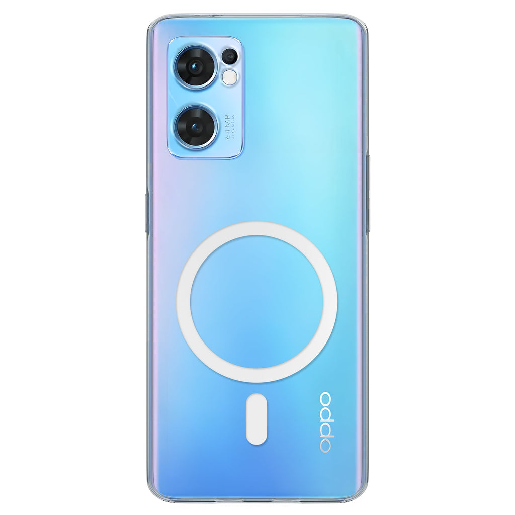 Anti-Yellow Magsafe Clear Case Oppo Reno Series