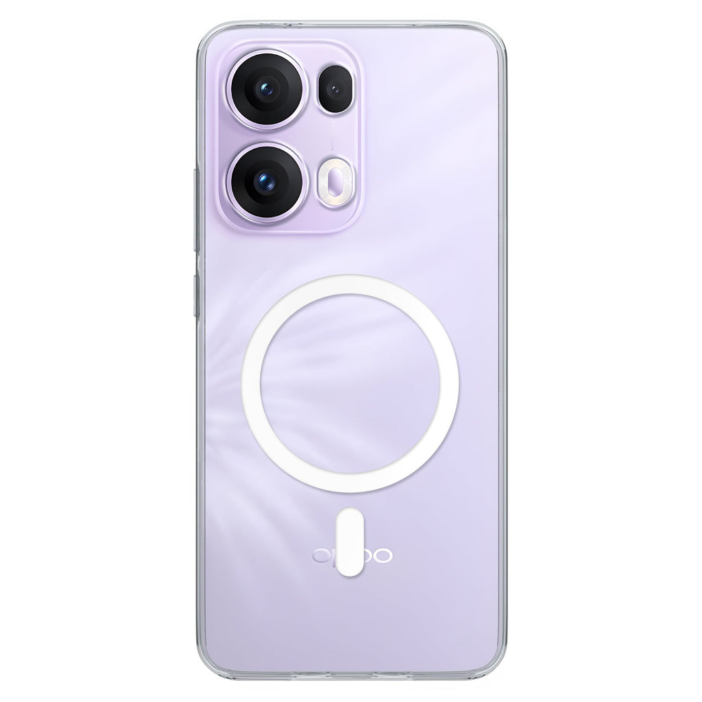 Anti-Yellow Magsafe Clear Case Oppo Reno Series
