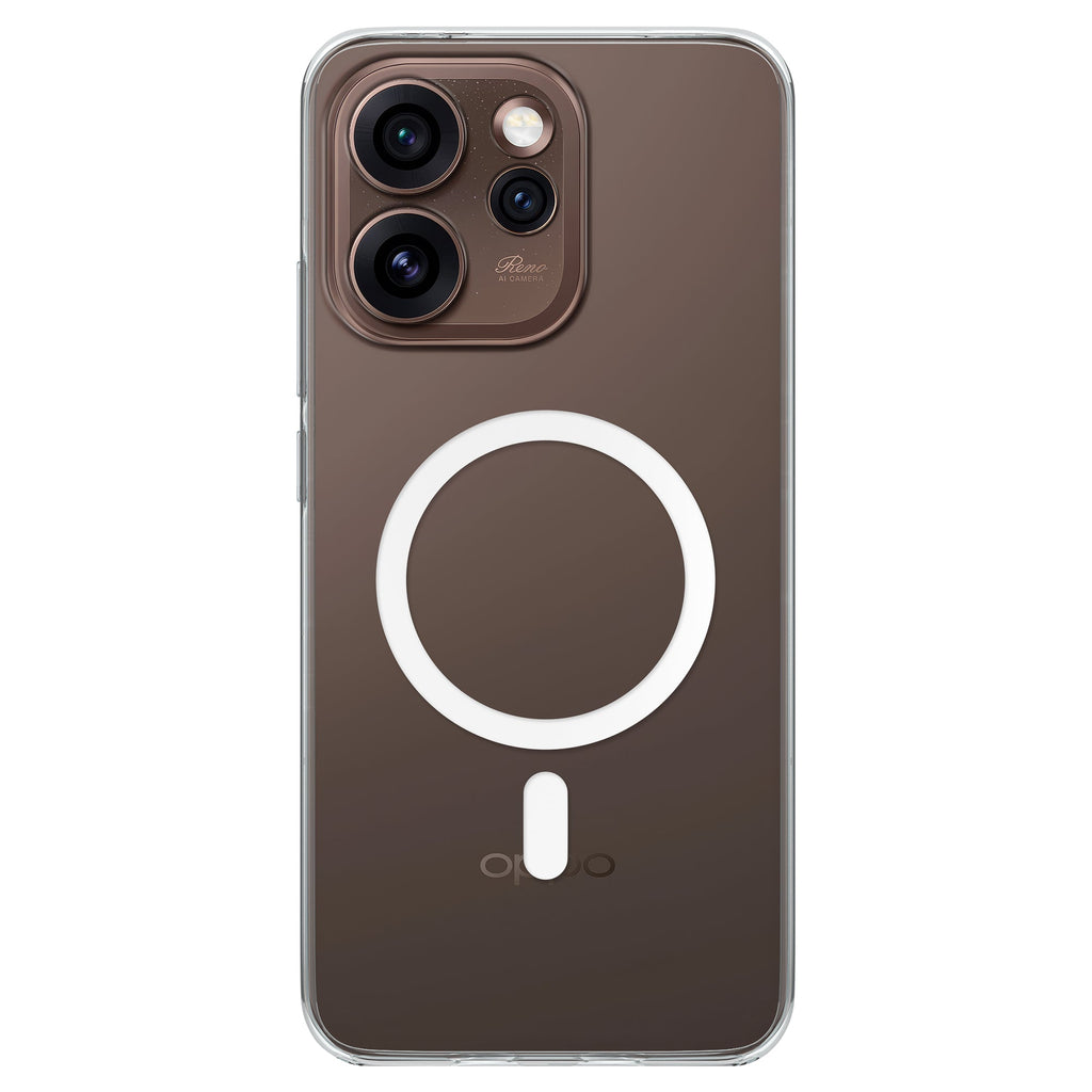 Anti-Yellow Magsafe Clear Case Oppo Reno Series
