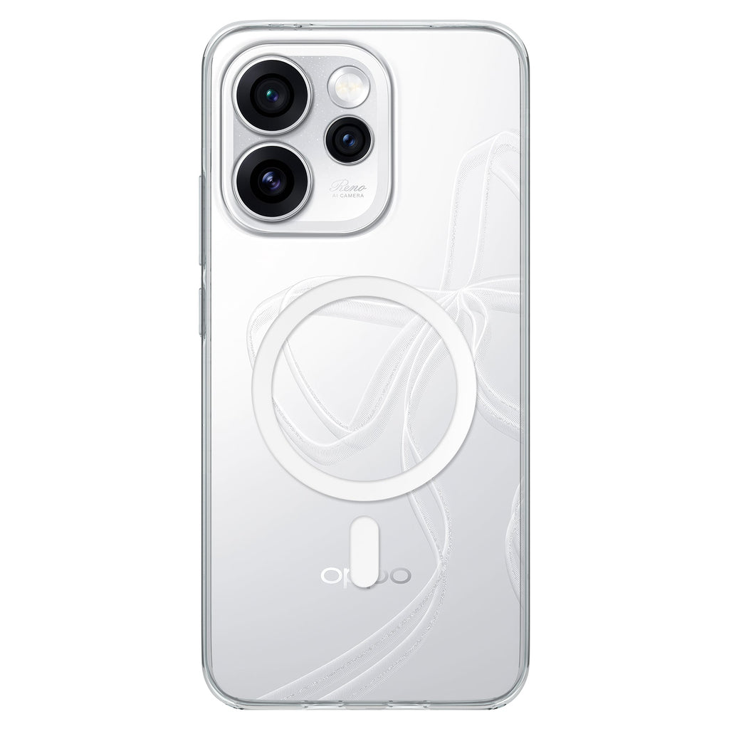 Anti-Yellow Magsafe Clear Case Oppo Reno Series