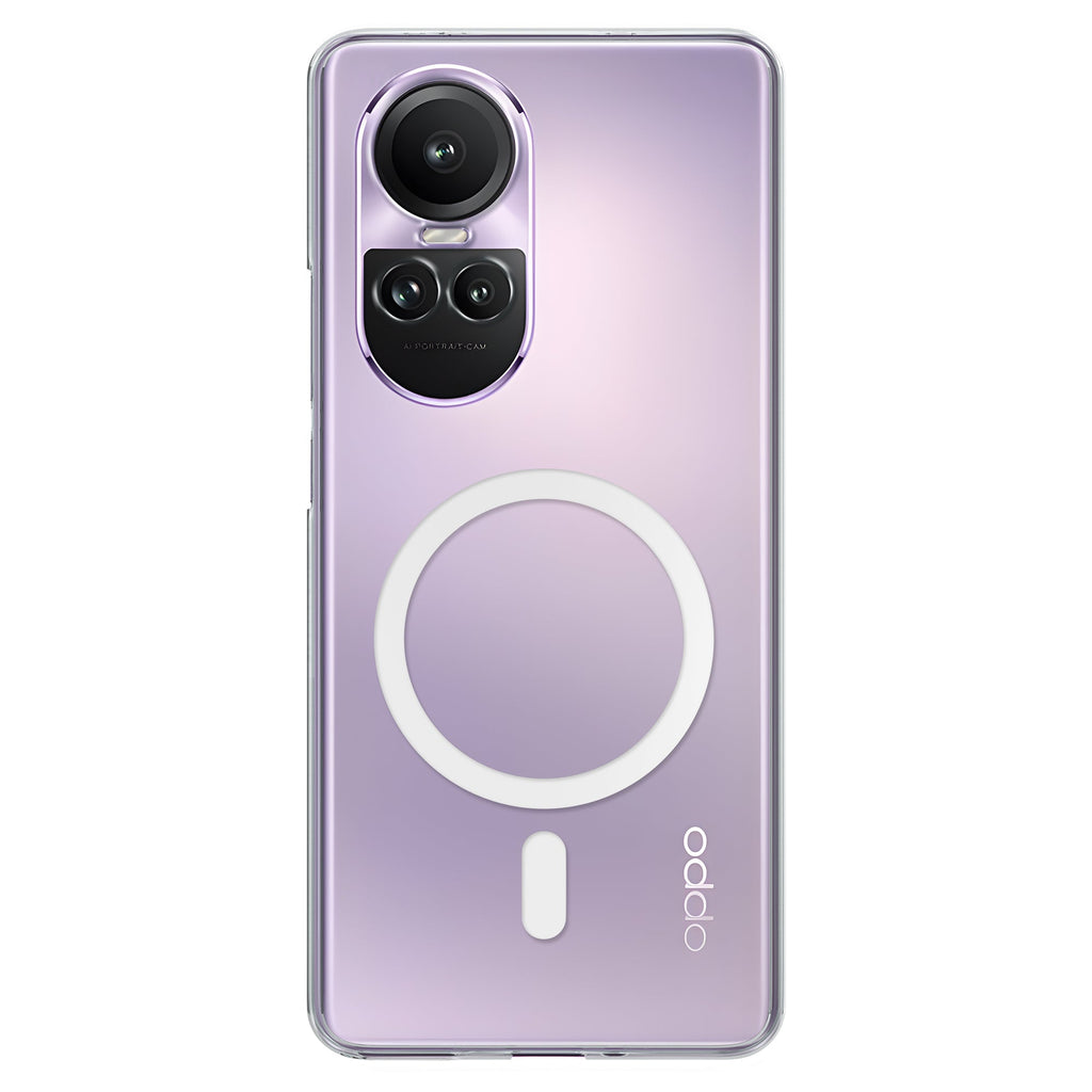 Anti-Yellow Magsafe Clear Case Oppo Reno Series