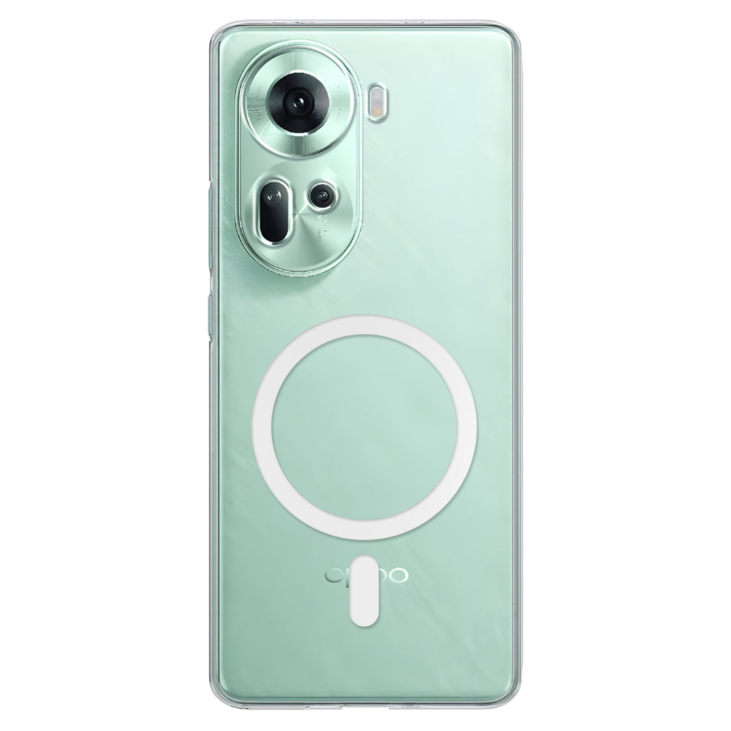 Anti-Yellow Magsafe Clear Case Oppo Reno Series