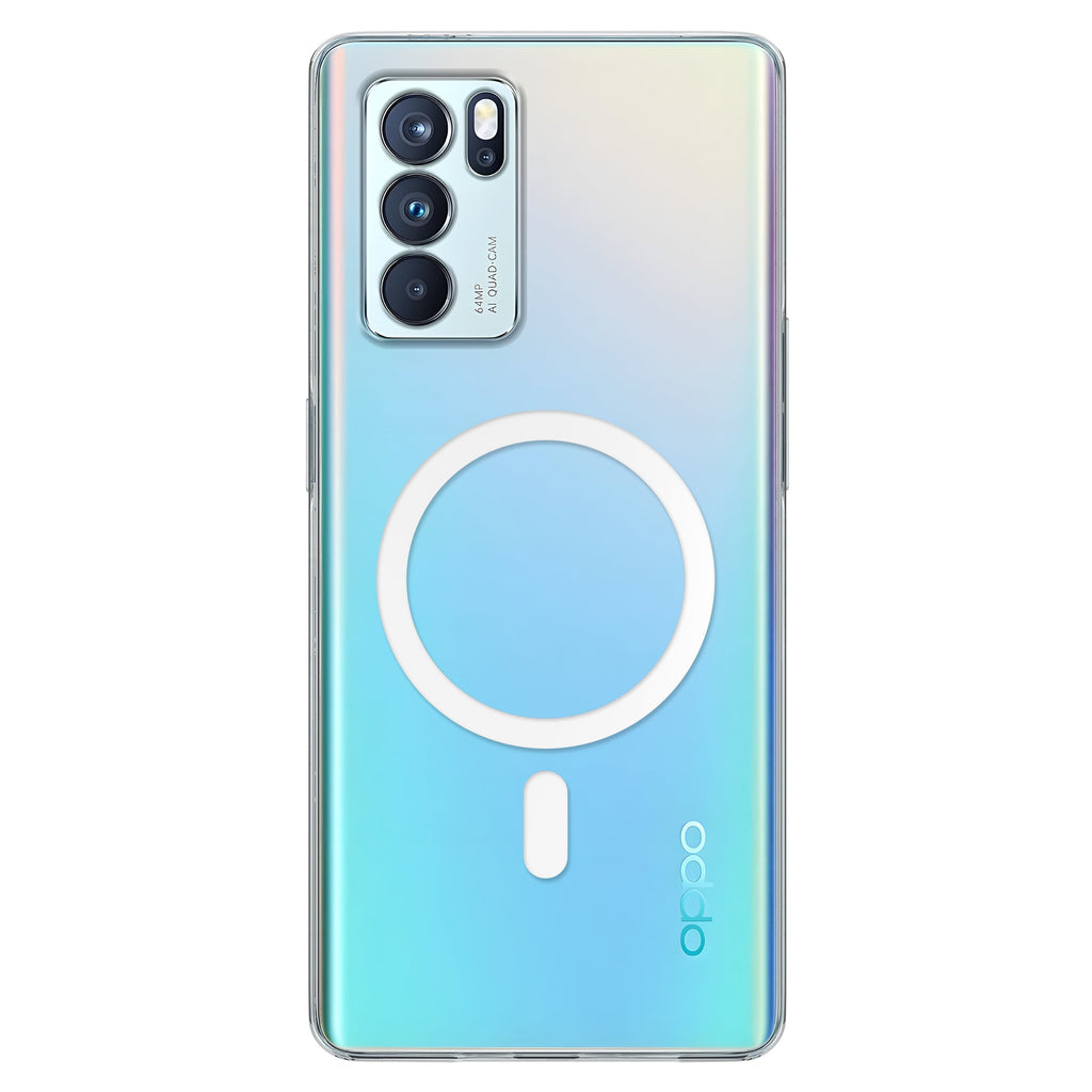 Anti-Yellow Magsafe Clear Case Oppo Reno Series