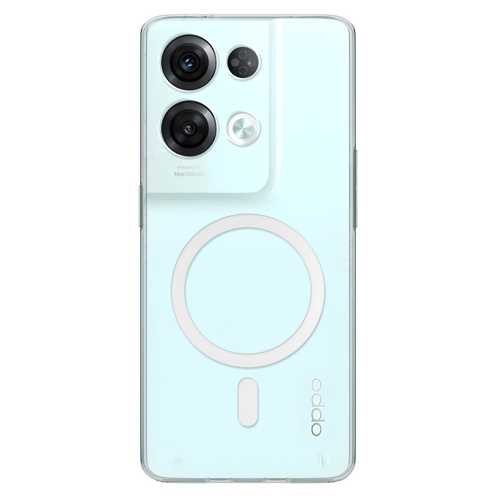 Anti-Yellow Magsafe Clear Case Oppo Reno Series