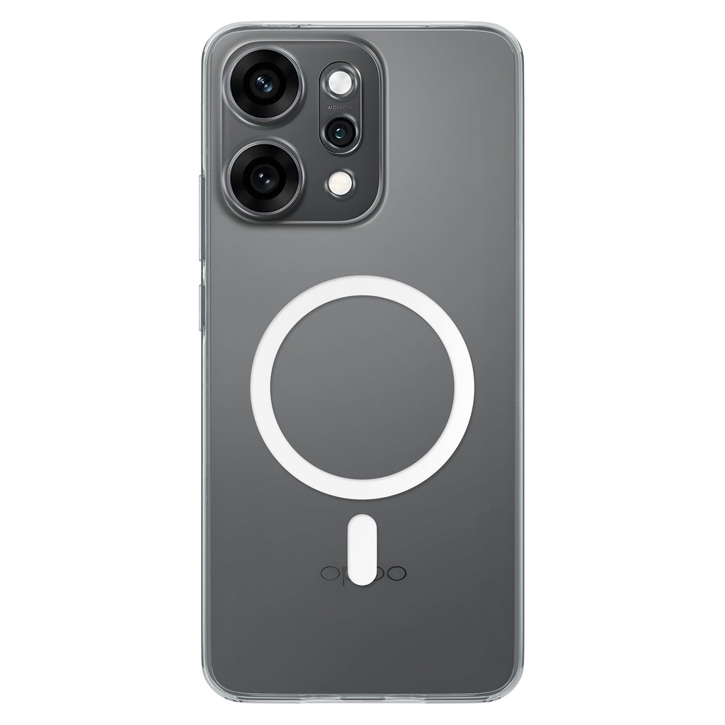 Anti-Yellow Magsafe Clear Case Oppo Reno Series