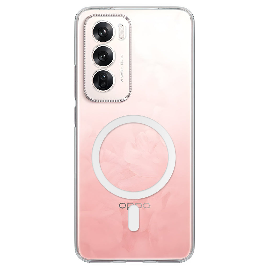 Anti-Yellow Magsafe Clear Case Oppo Reno Series
