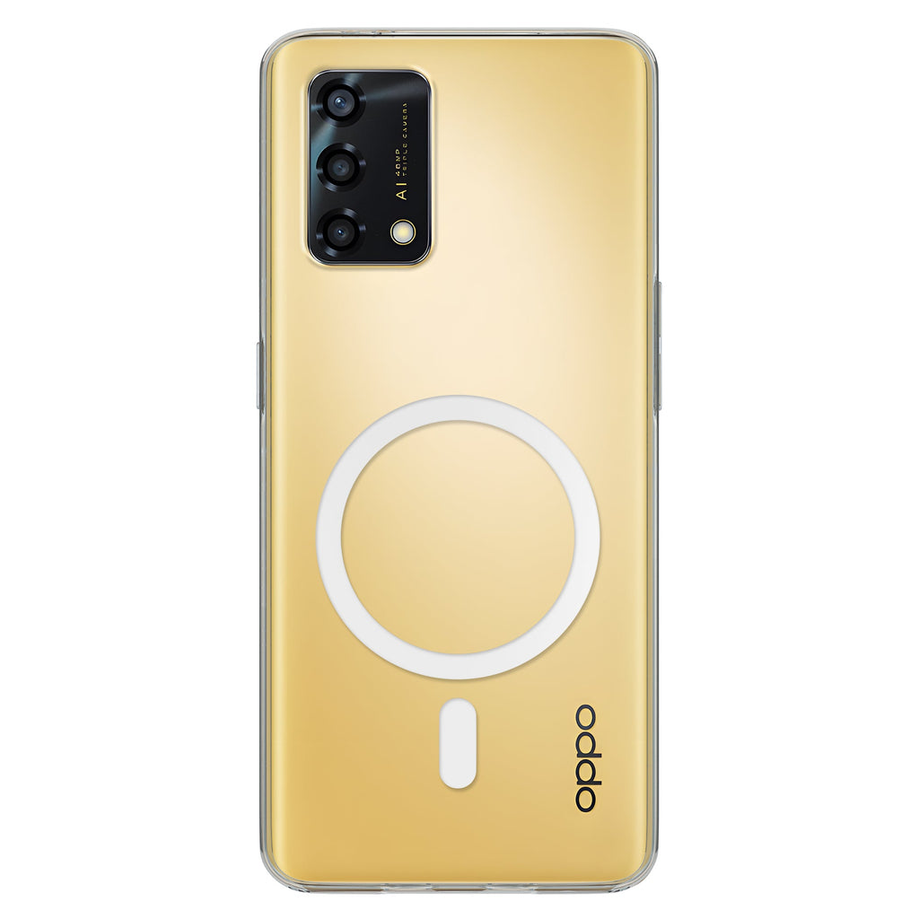 Anti-Yellow Magsafe Clear Case Oppo F Series