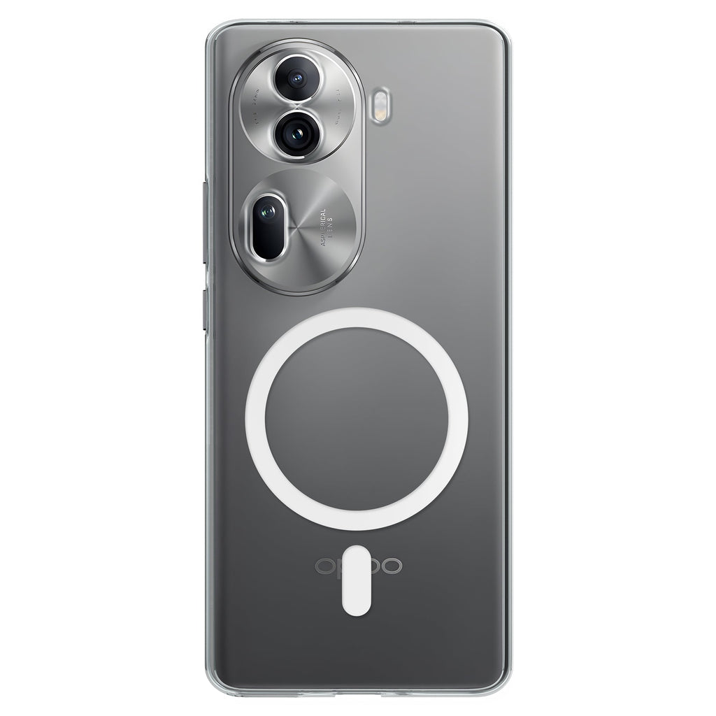 Anti-Yellow Magsafe Clear Case Oppo Reno Series