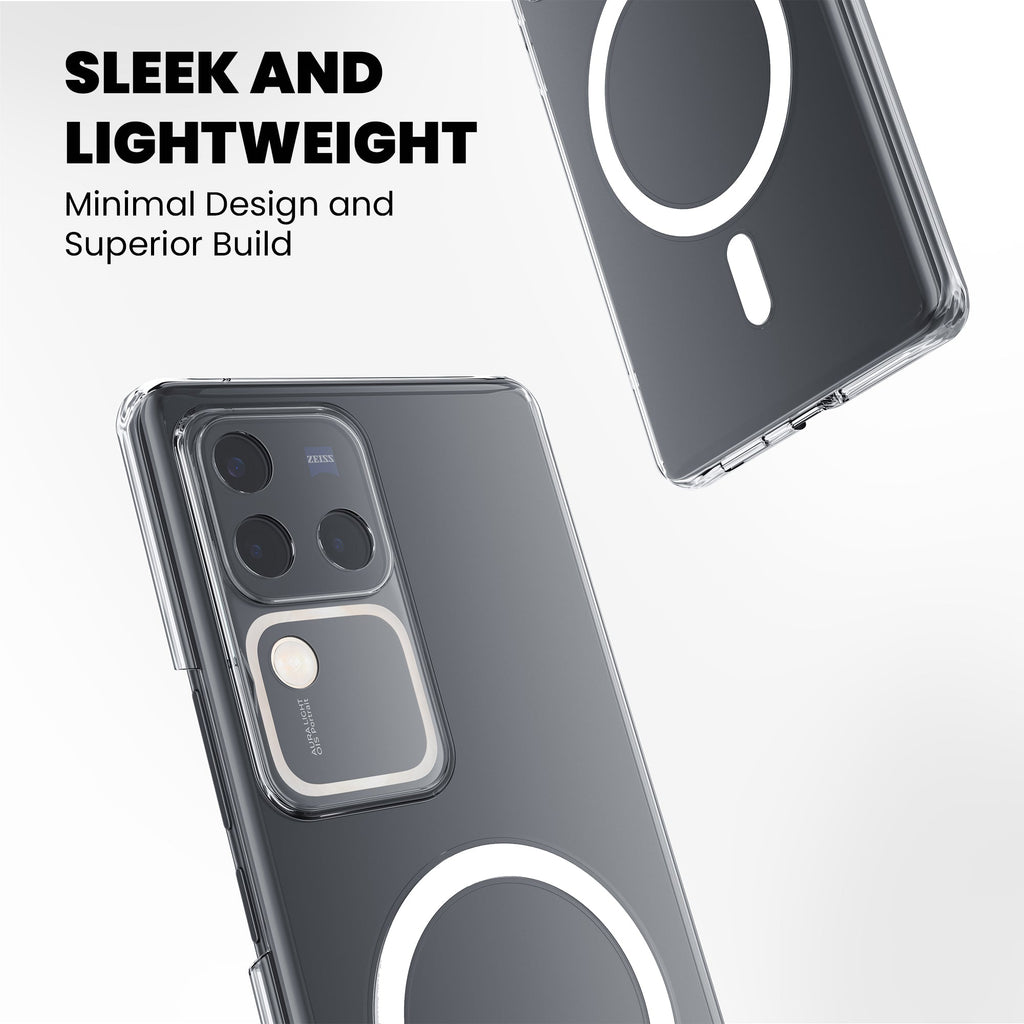 Anti-Yellow Magsafe Clear Case - Vivo V20 SE