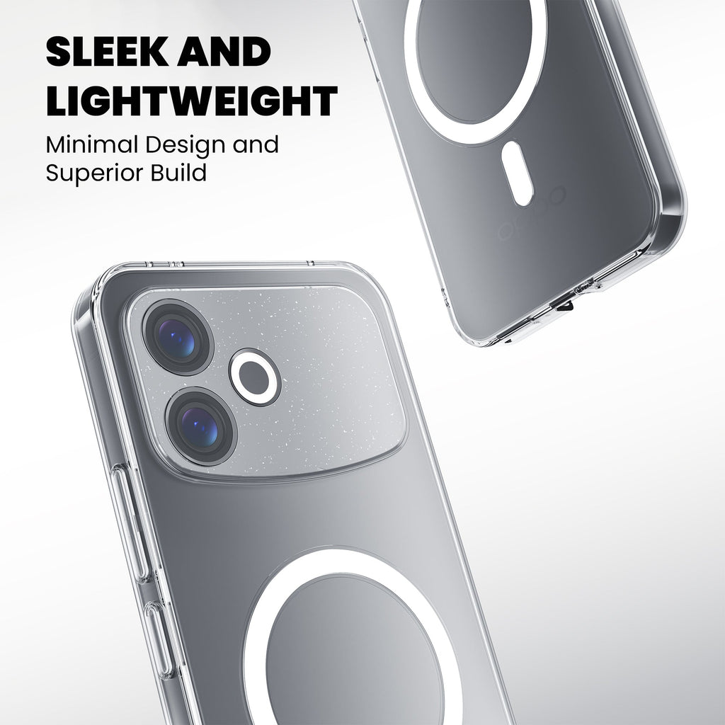 Anti-Yellow Magsafe Clear Case Oppo F Series