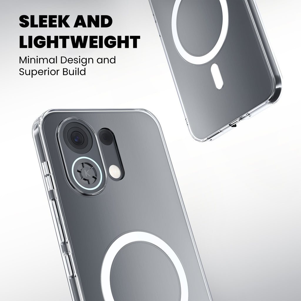 Anti-Yellow Magsafe Clear Case Oppo A Series