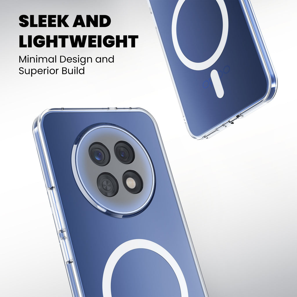 Anti-Yellow Magsafe Clear Case Oppo F Series