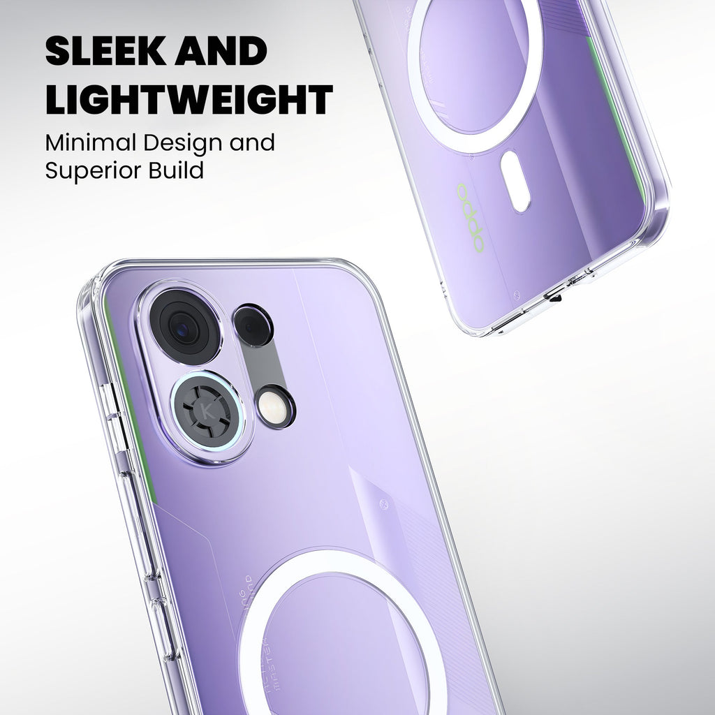 Anti-Yellow Magsafe Clear Case Oppo K Series