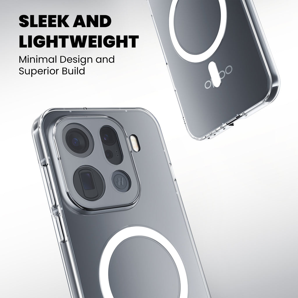 Anti-Yellow Magsafe Clear Case Oppo F Series