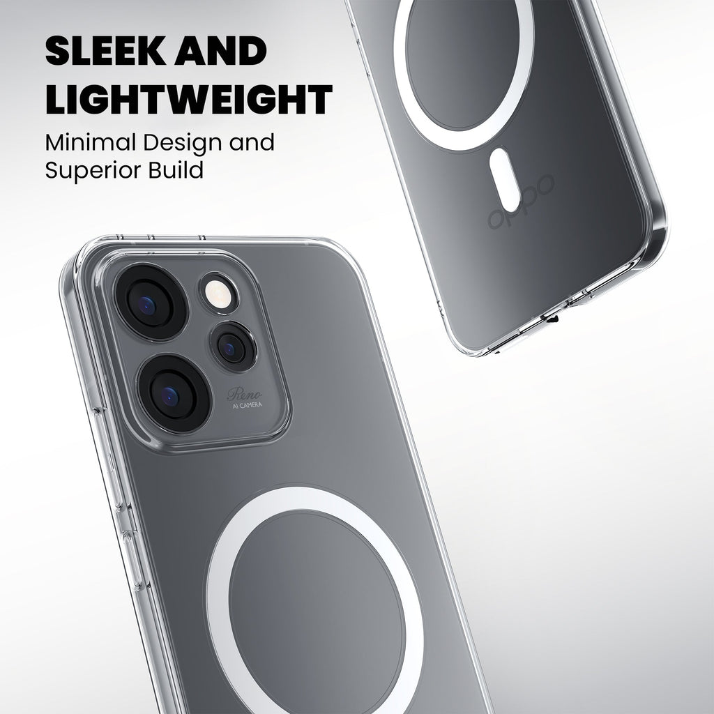 Anti-Yellow Magsafe Clear Case Oppo A Series
