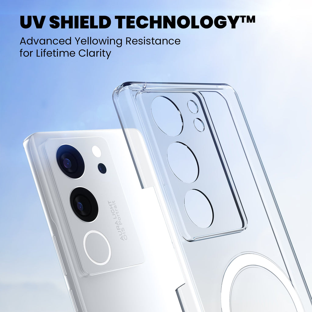 Anti-Yellow Magsafe Clear Case - Vivo V29e 5G