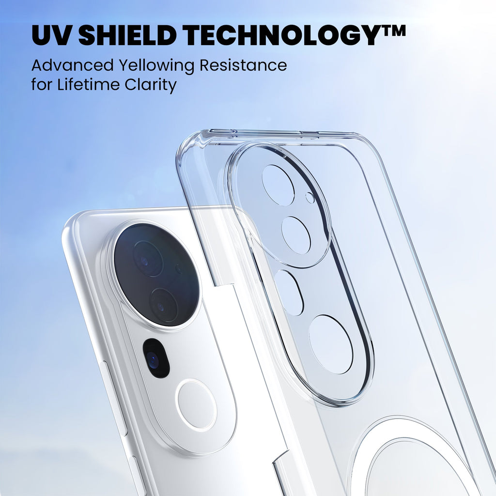 Anti-Yellow Magsafe Clear Case - Vivo T3 Ultra