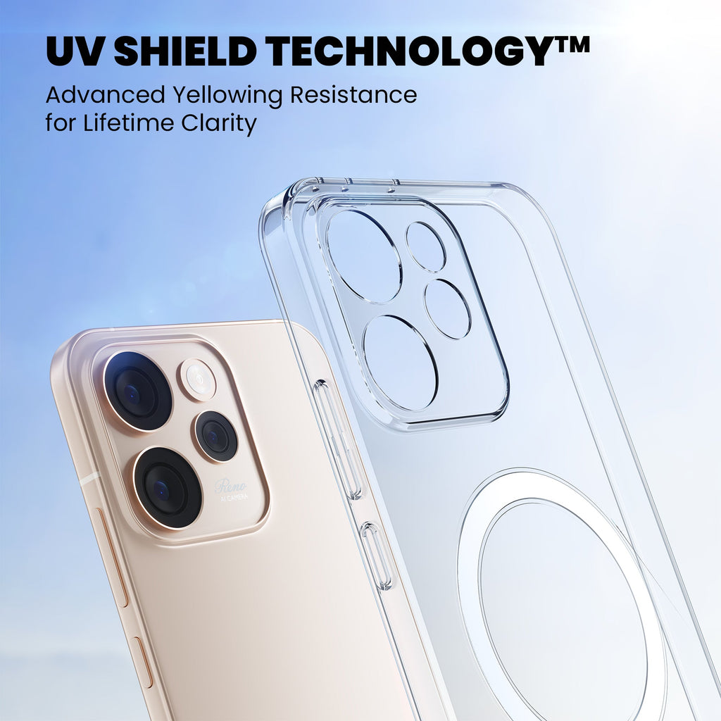 Anti-Yellow Magsafe Clear Case Oppo A Series