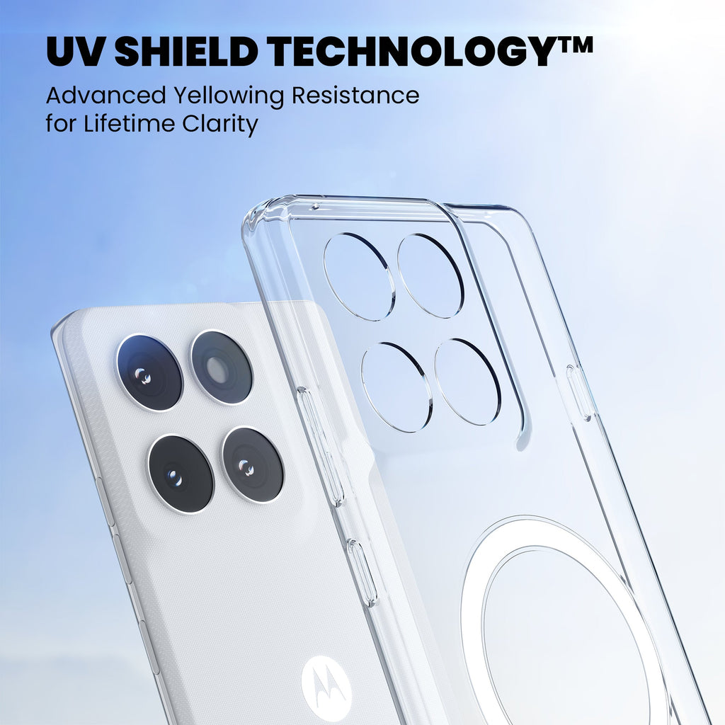 Anti-Yellow Magsafe Clear Case - Moto G67 Power 5G