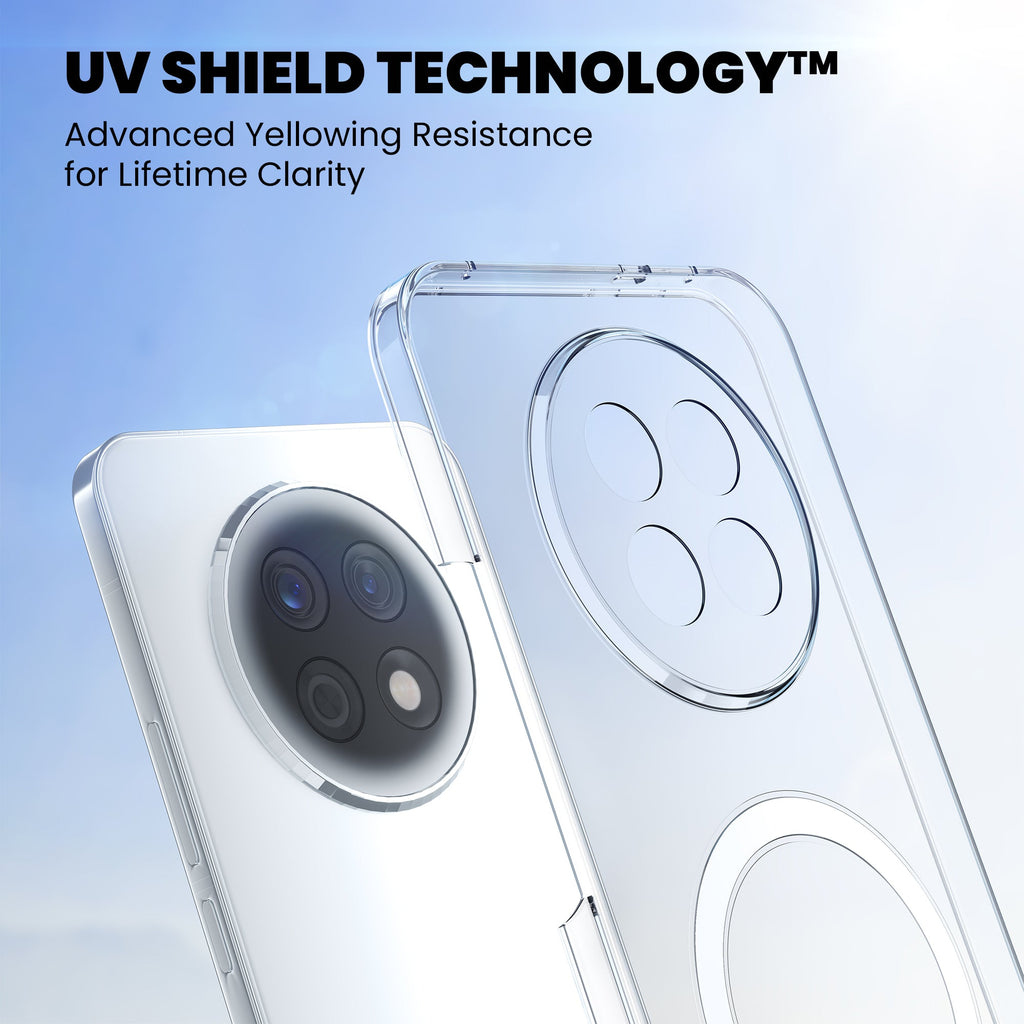Anti-Yellow Magsafe Clear Case Oppo F Series