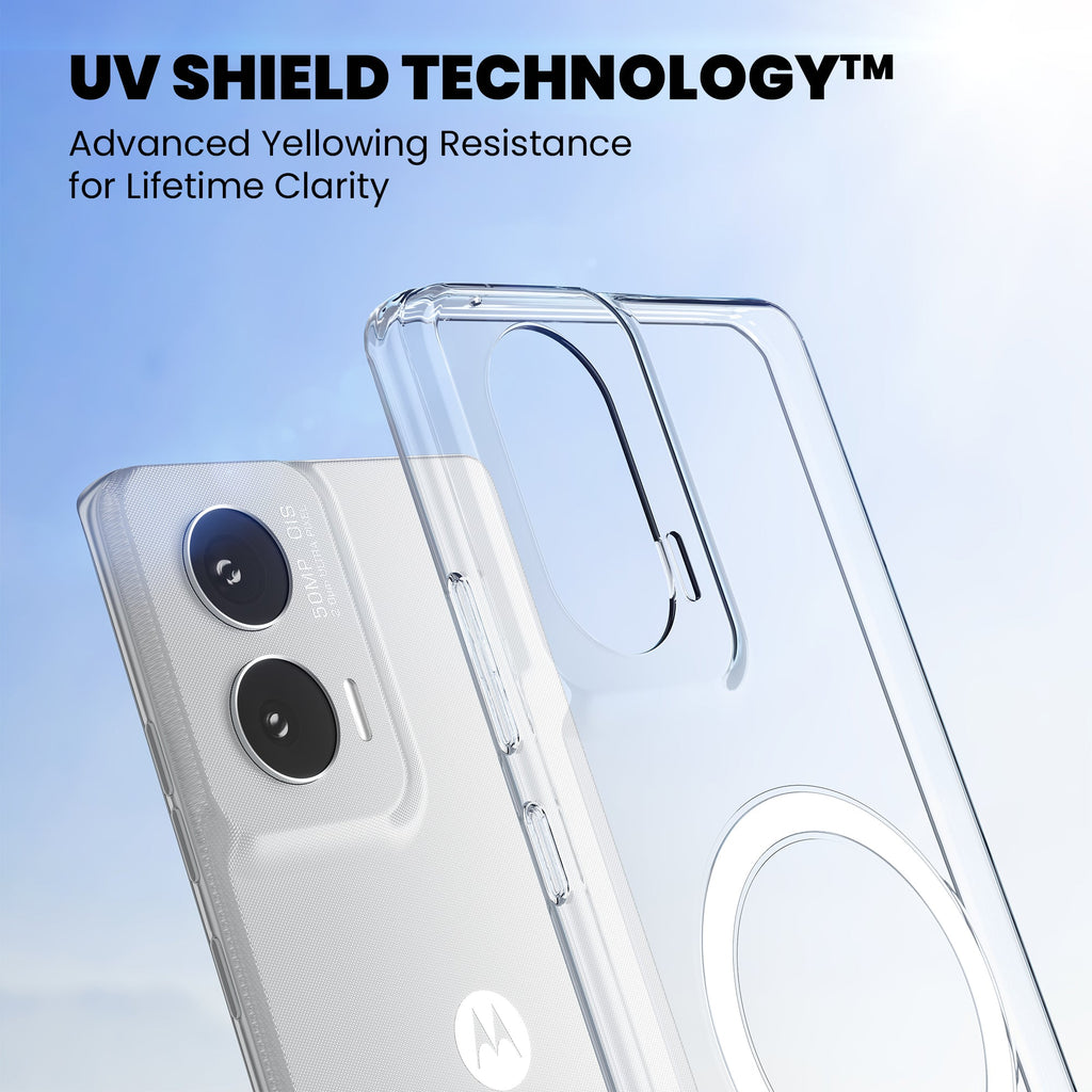 Anti-Yellow Magsafe Clear Case - Moto G35 5G
