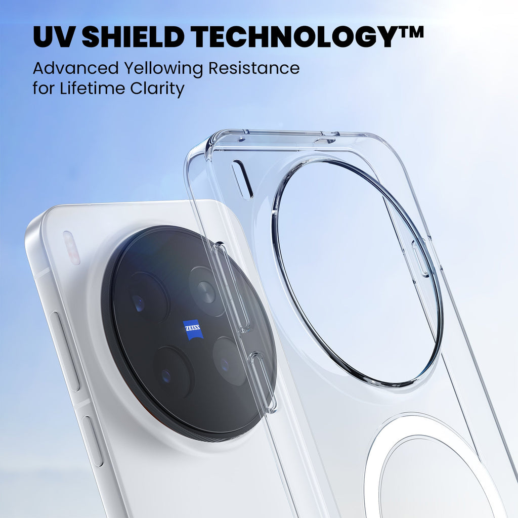 Anti-Yellow Magsafe Clear Case - Vivo T3 Pro 5G