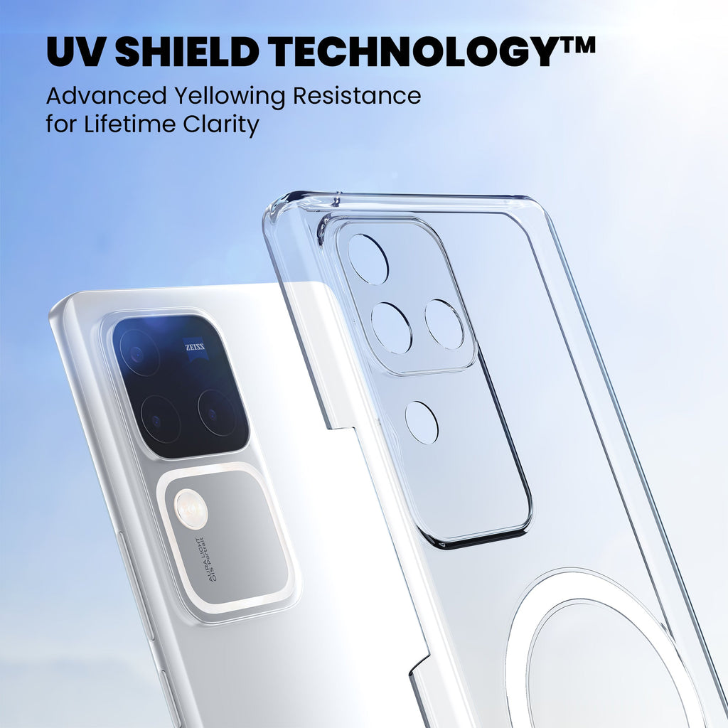 Anti-Yellow Magsafe Clear Case - Vivo V20 SE