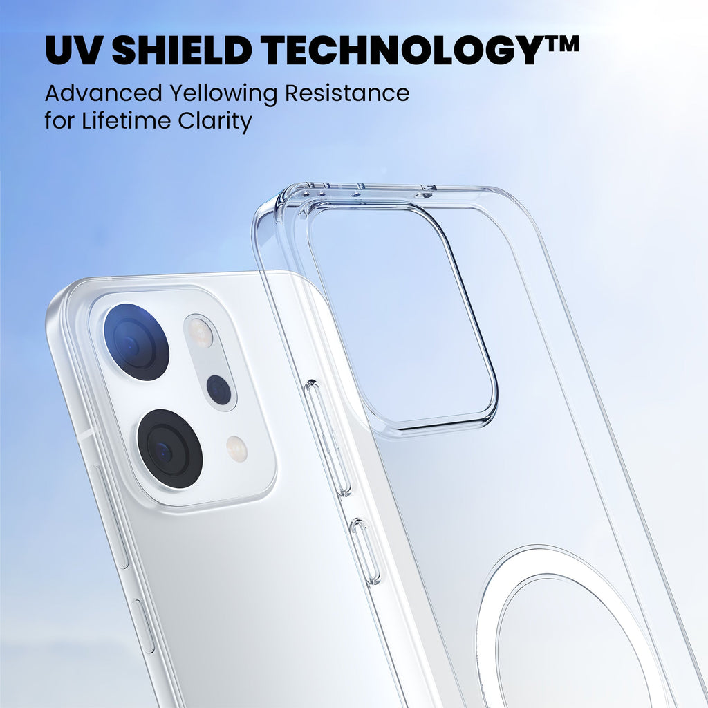 Anti-Yellow Magsafe Clear Case Oppo F Series