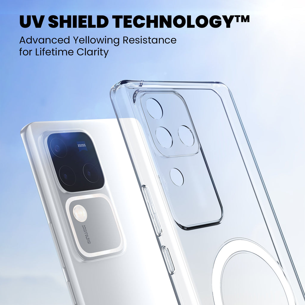 Anti-Yellow Magsafe Clear Case - Vivo Y75 4G
