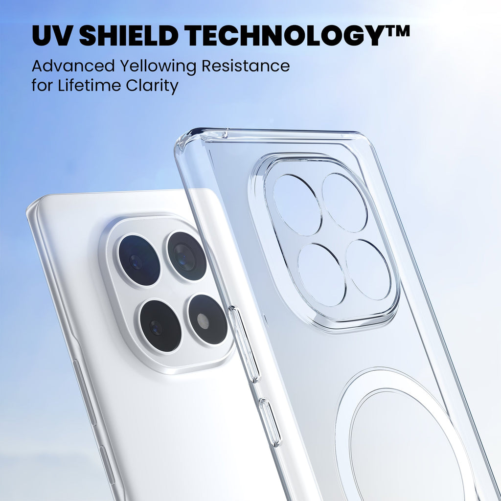 Anti-Yellow Magsafe Clear Case - Redmi Note 14 Pro Plus 5G