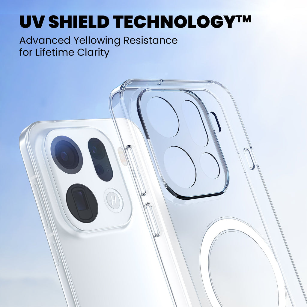 Anti-Yellow Magsafe Clear Case Oppo F Series