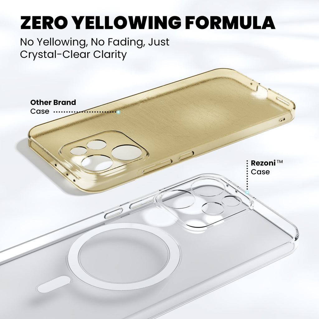 Anti-Yellow Magsafe Clear Case Oppo A Series