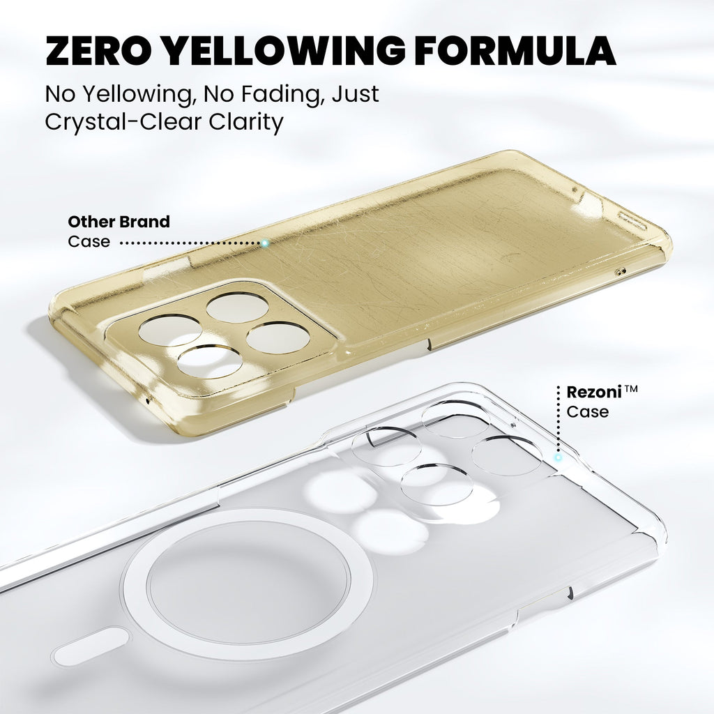 Anti-Yellow Magsafe Clear Case - Motorola Edge 60 Stylus