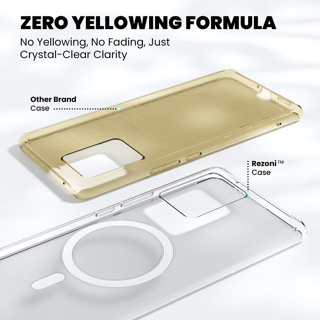 Anti-Yellow Magsafe Clear Case - Redmi 13C 5G
