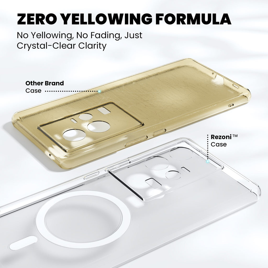 Anti-Yellow Magsafe Clear Case - iQOO Z5 5G