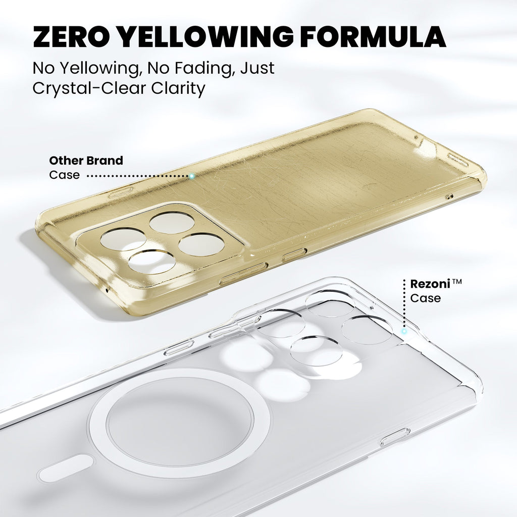 Anti-Yellow Magsafe Clear Case - Moto G67 Power 5G