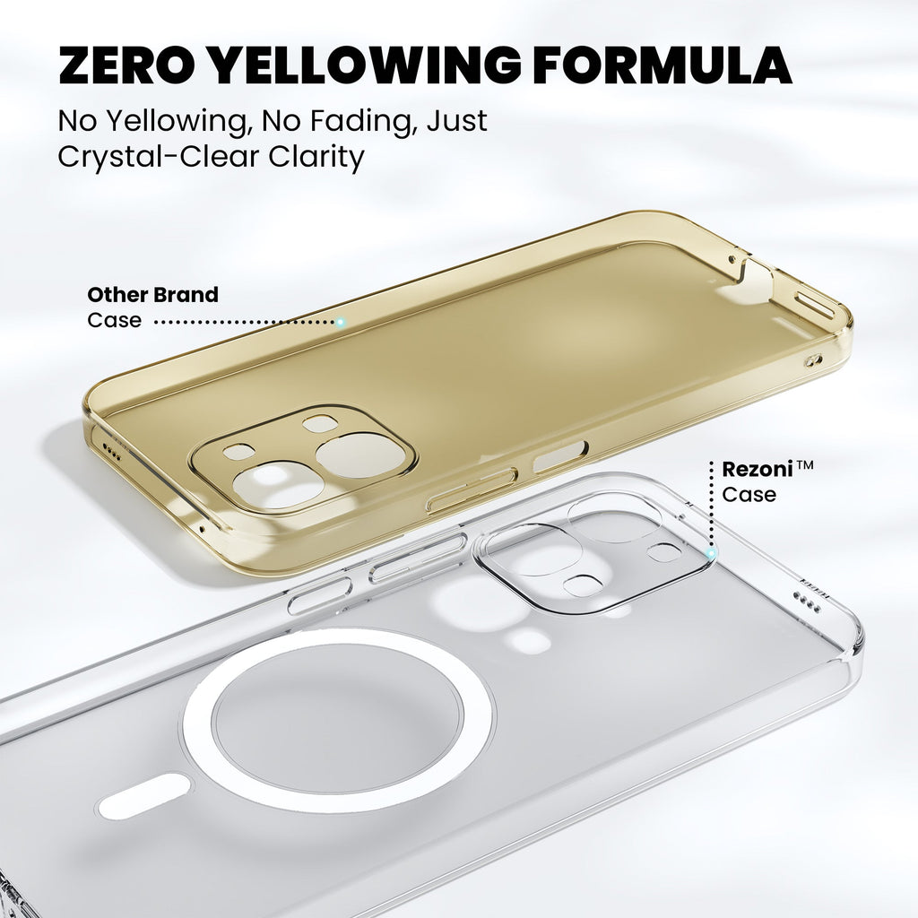 Anti-Yellow Magsafe Clear Case - Vivo Y51 Pro 5G