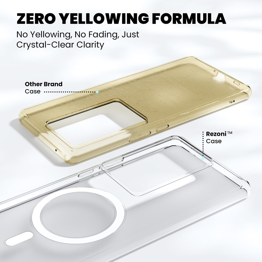 Anti-Yellow Magsafe Clear Case - Vivo Y300 5G
