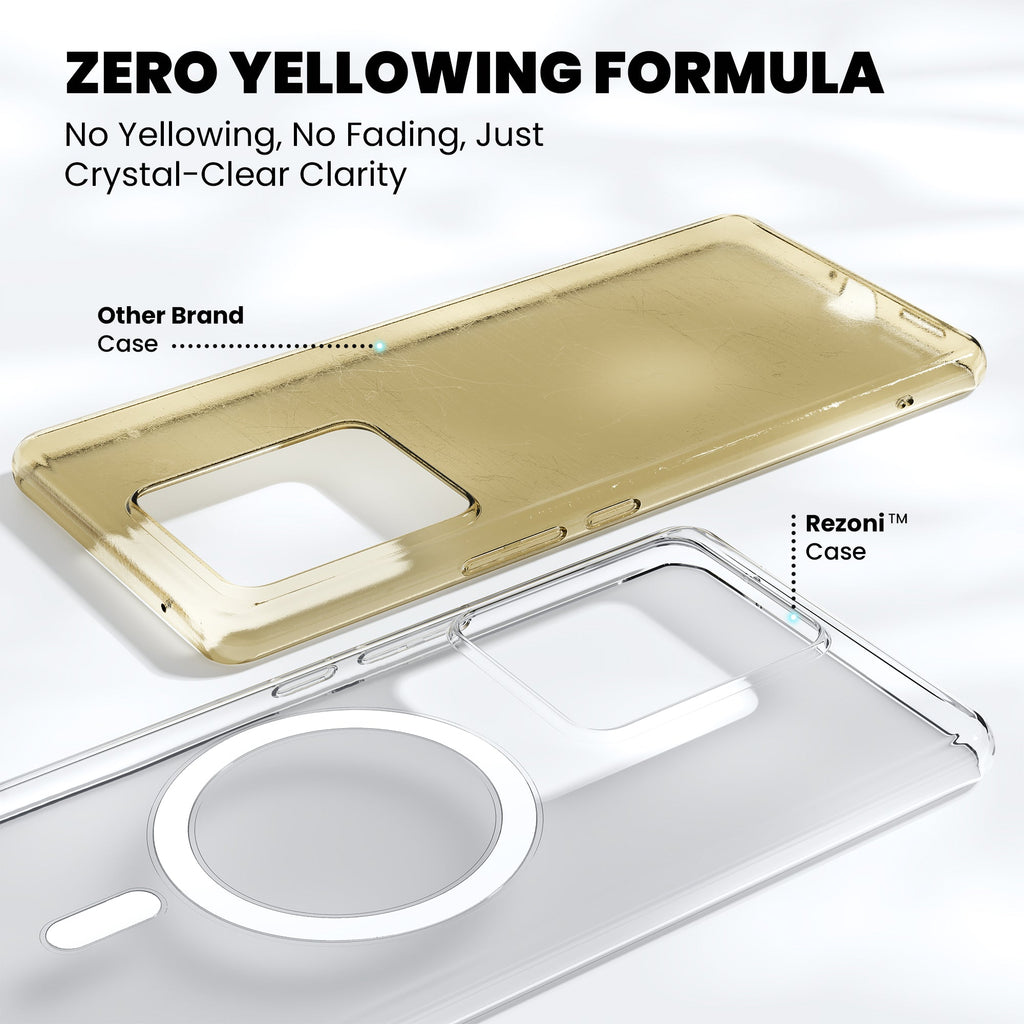 Anti-Yellow Magsafe Clear Case - Realme C55