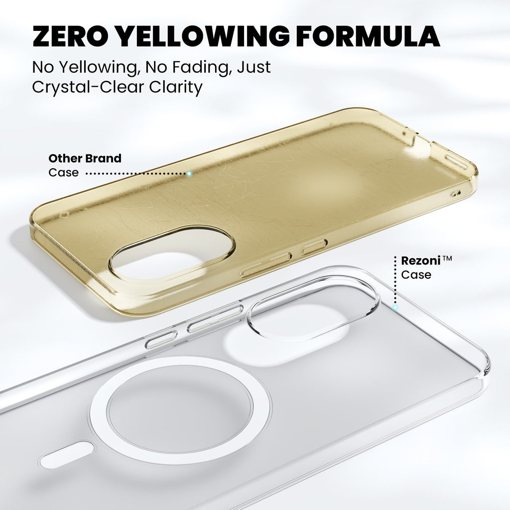 Anti-Yellow Magsafe Clear Case - Redmi Note 8