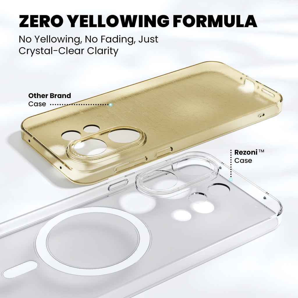 Anti-Yellow Magsafe Clear Case - Vivo Y18i