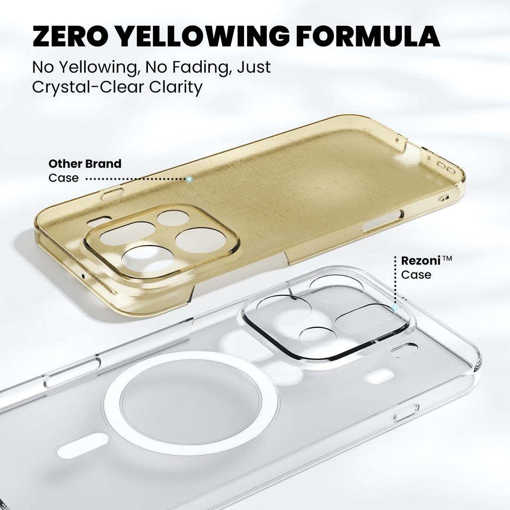 Anti-Yellow Magsafe Clear Case Oppo A Series