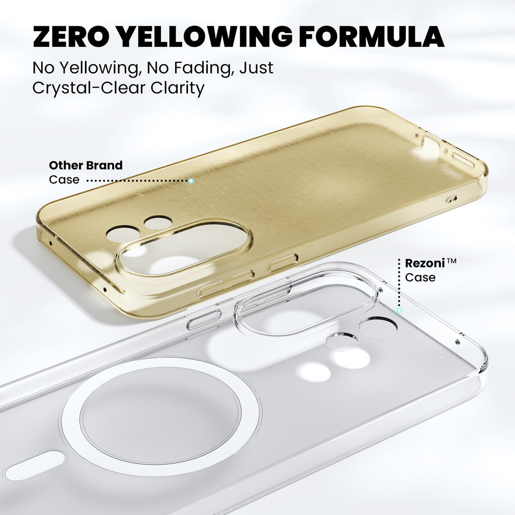 Anti-Yellow Magsafe Clear Case - Vivo Y19e