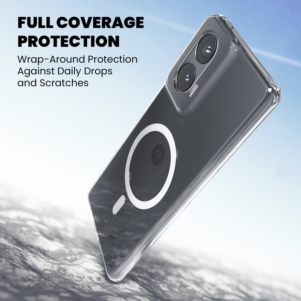 Anti-Yellow Magsafe Clear Case - Moto G52
