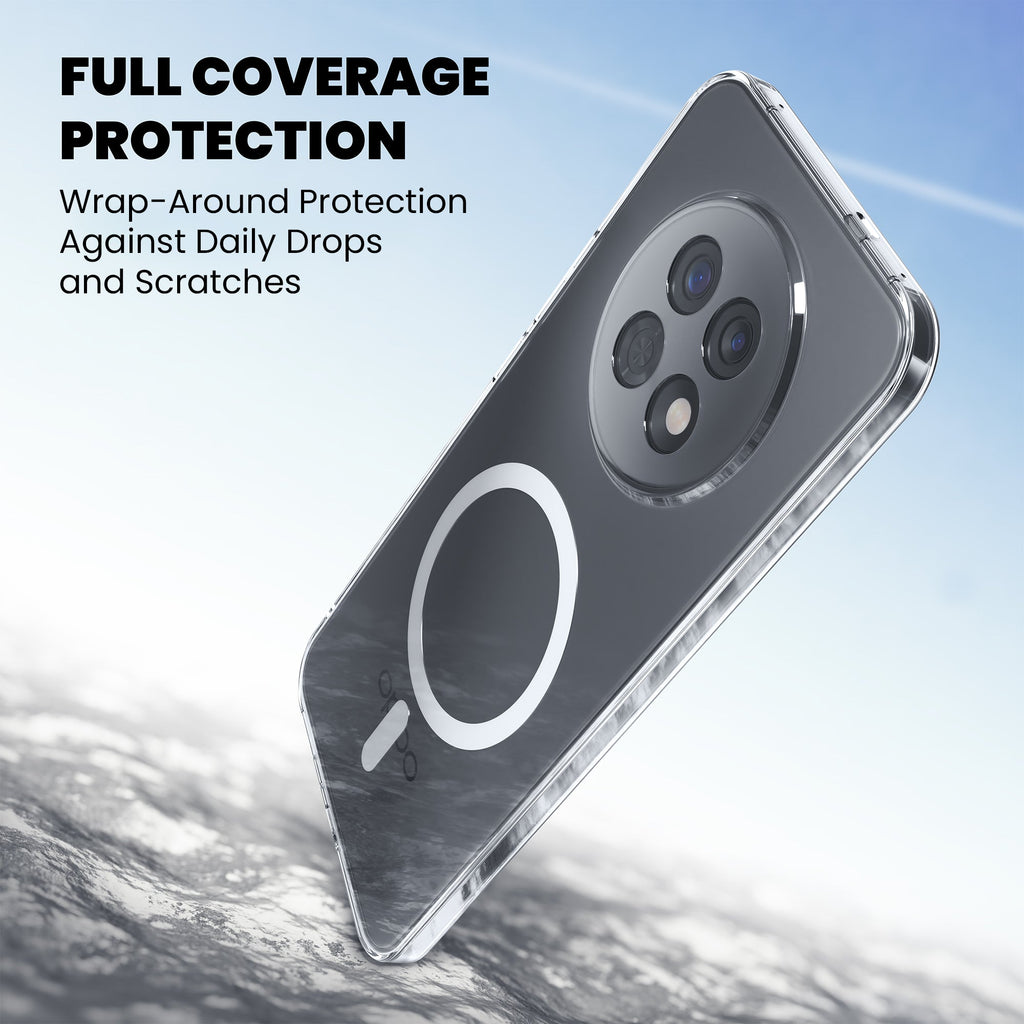 Anti-Yellow Magsafe Clear Case Oppo F Series