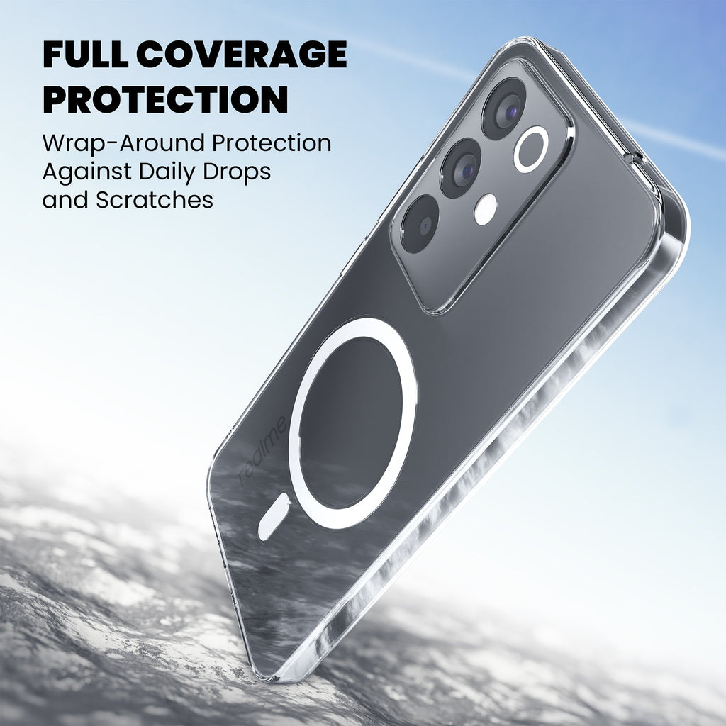 Anti-Yellow Magsafe Clear Case - Realme 9 5G