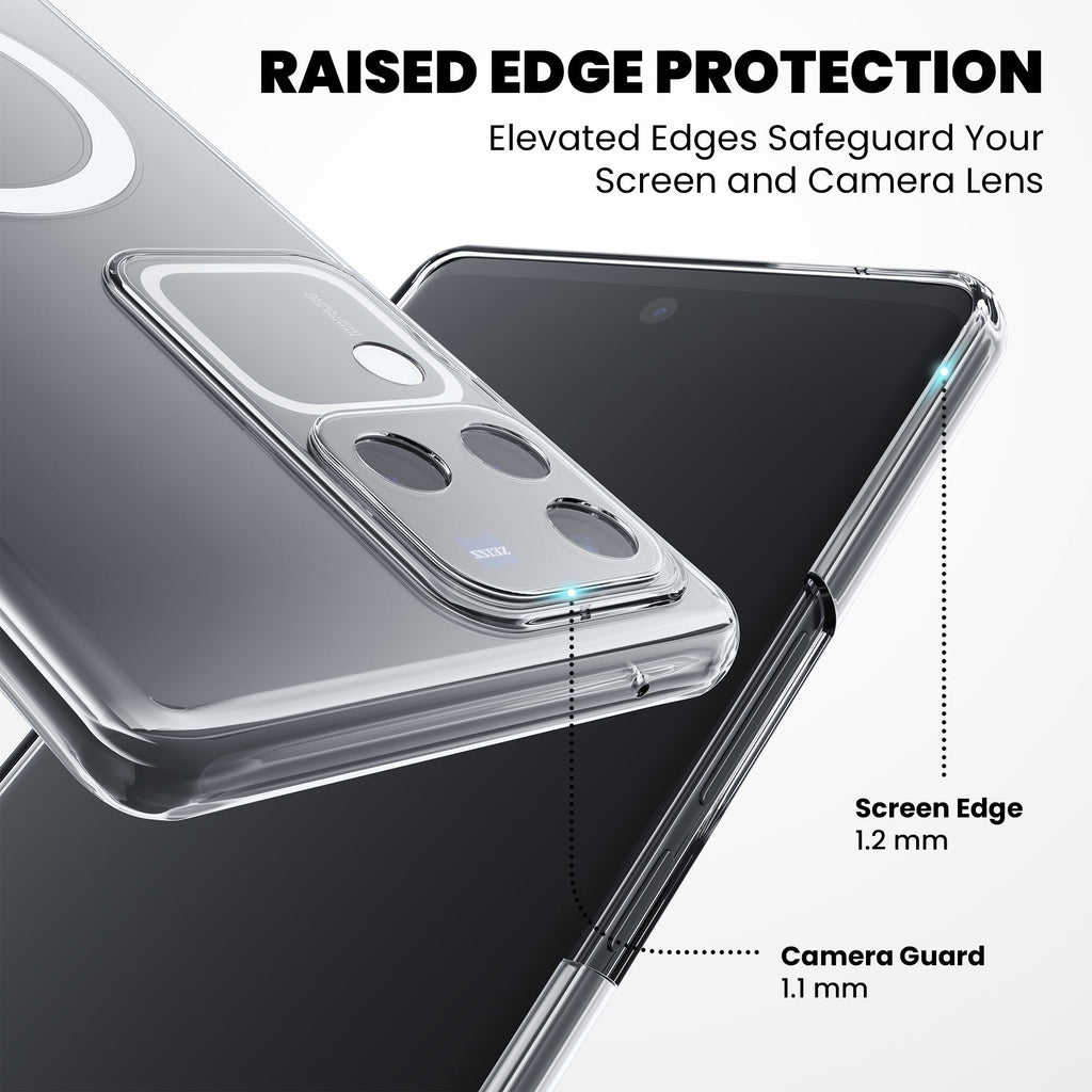 Anti-Yellow Magsafe Clear Case - Vivo V20 SE