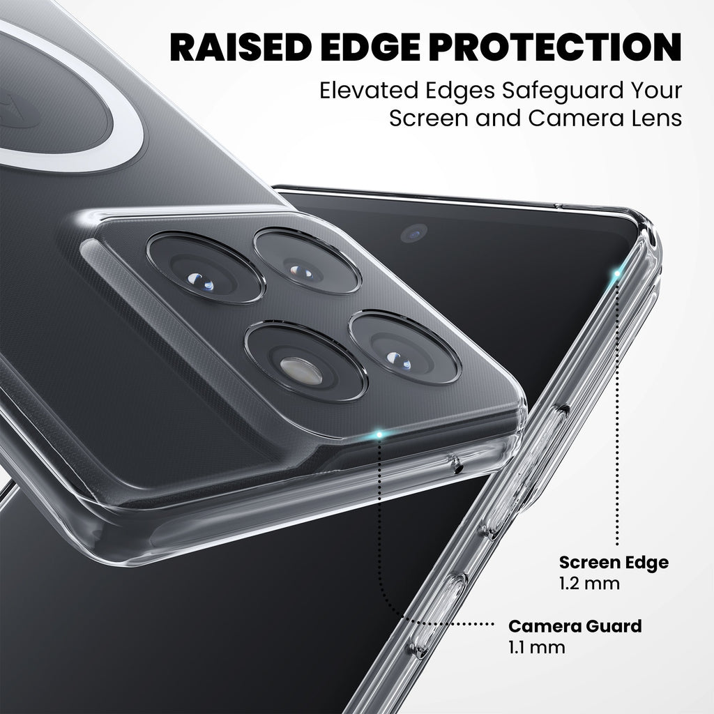 Anti-Yellow Magsafe Clear Case - Moto G67 Power 5G