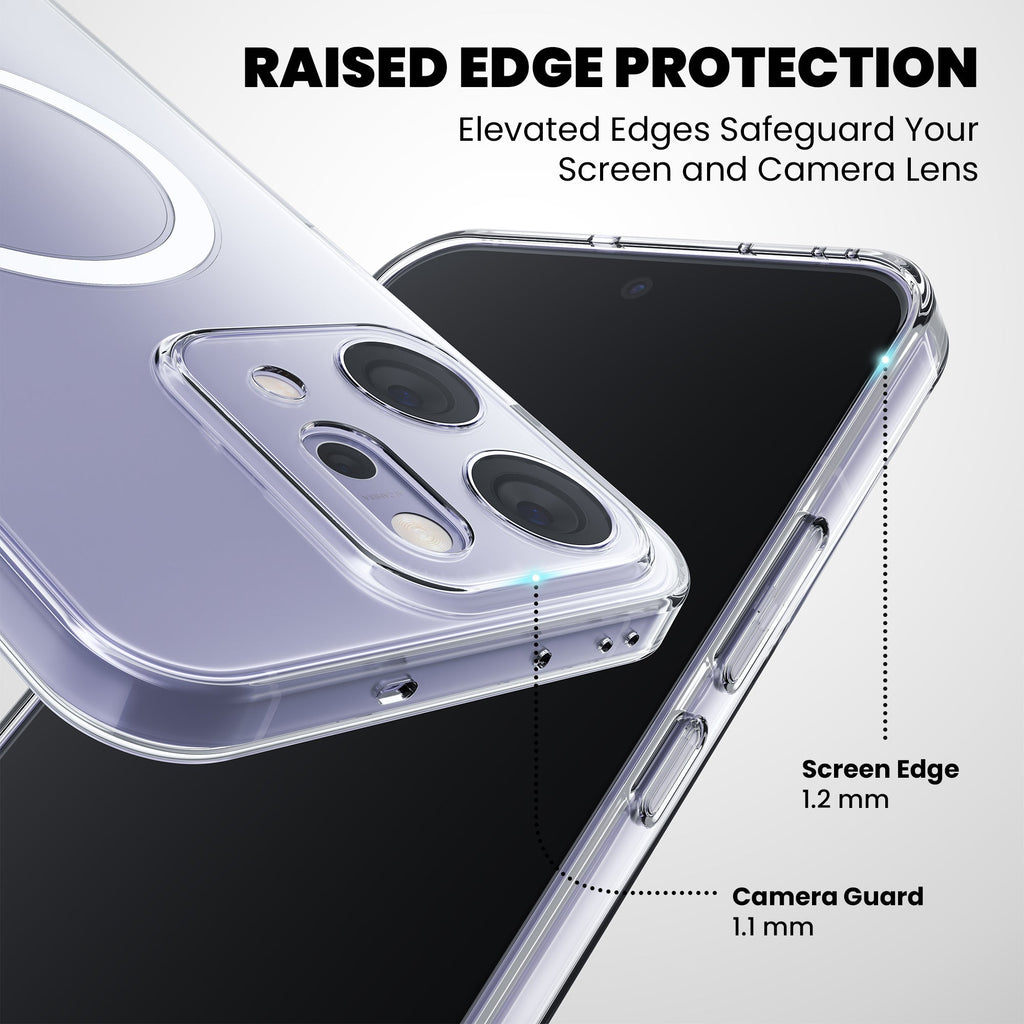 Anti-Yellow Magsafe Clear Case Oppo Reno Series